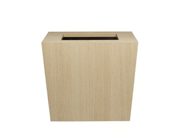 NATURA - Low square plant pot with automatic watering by Hobby Flower - view 3